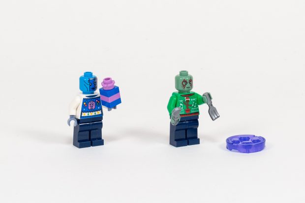 Nebula (left) and Drax (right).