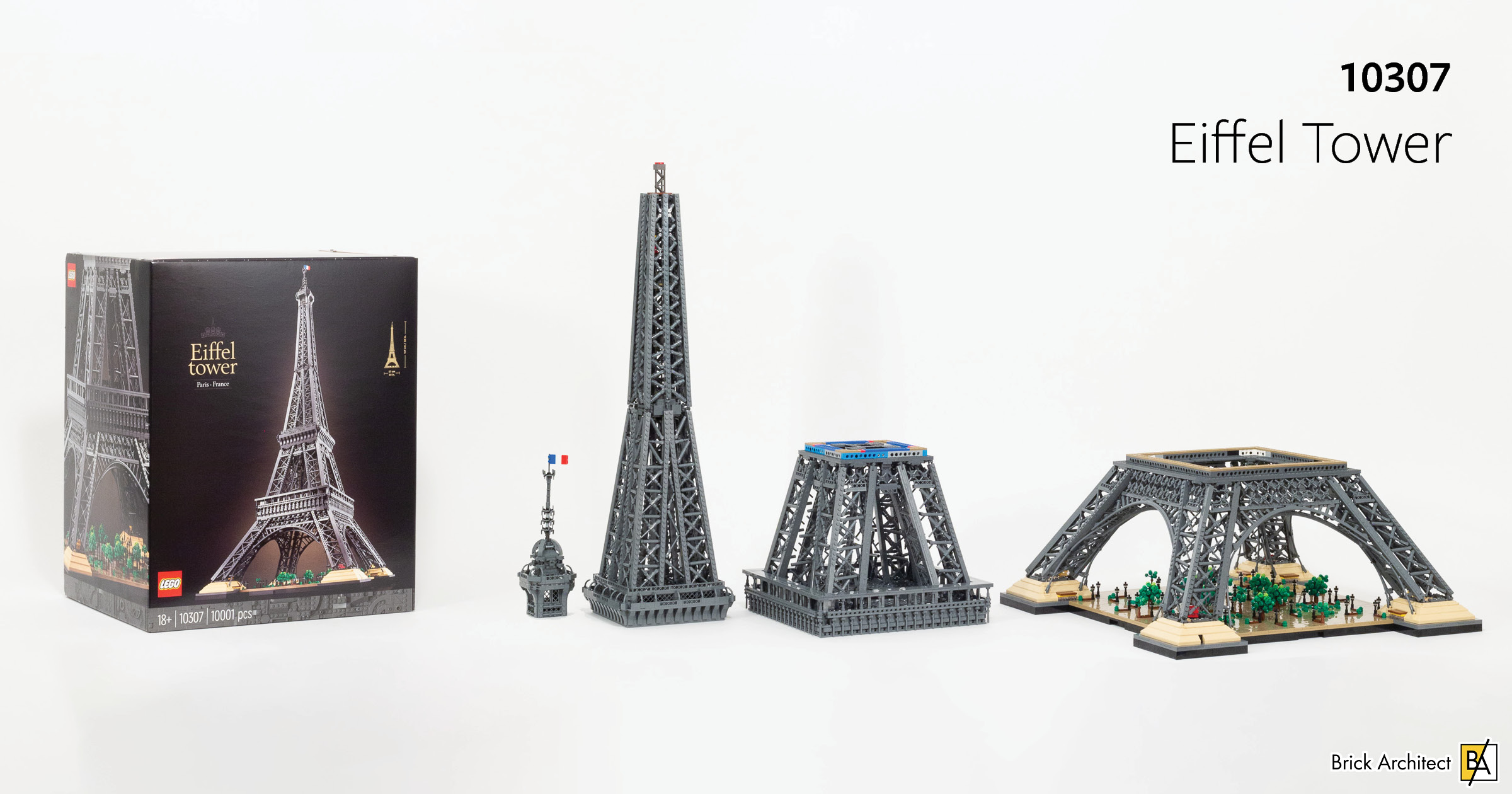 #10307 Eiffel Tower - Box Front and Back.