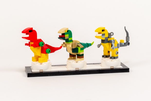Completed LEGO House Dinosaurs.
