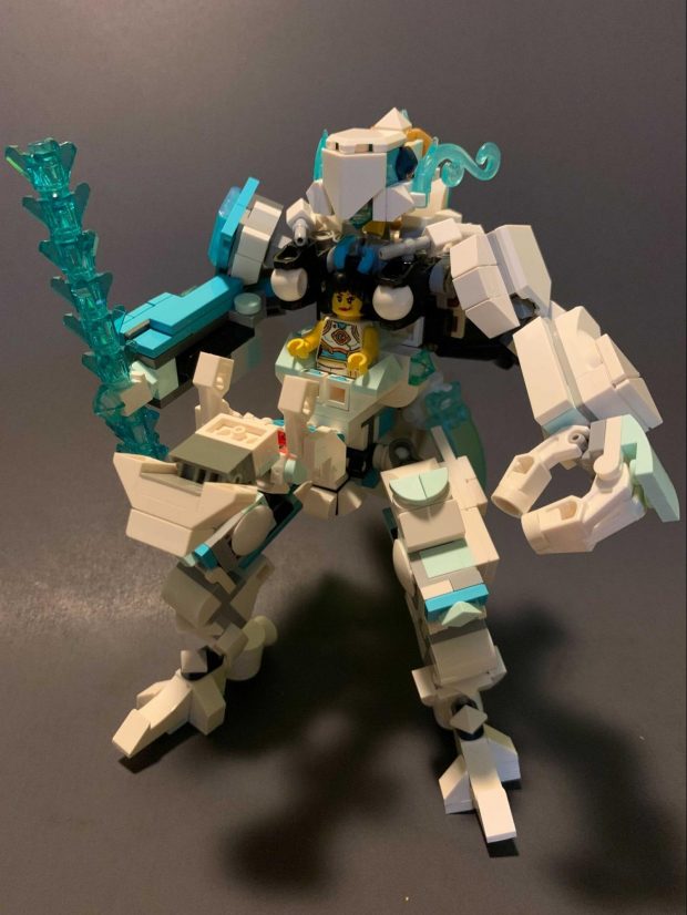 Mech inspired by Mayari (a lunar deity in Philippine mythology) by Jon Alcontin.