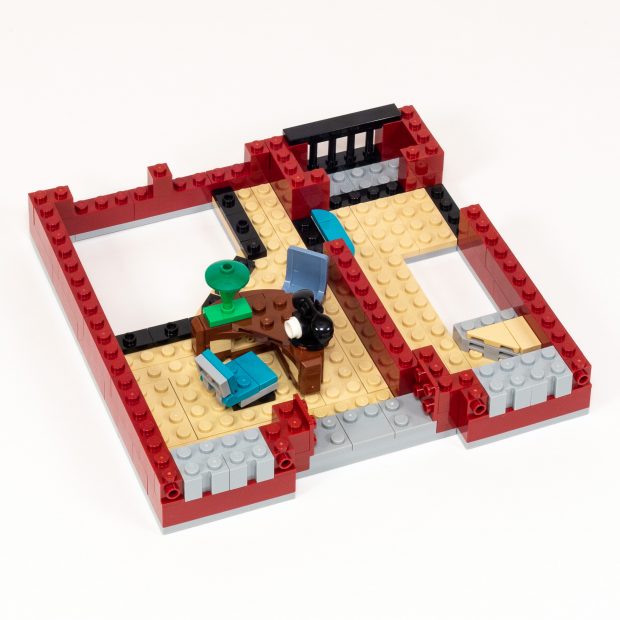 Second story of Jazz Club at the end of Bag 6.