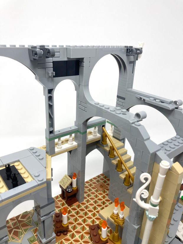 Made a mini Minas Tirith MOC in Lego Architecture style. : r/lego