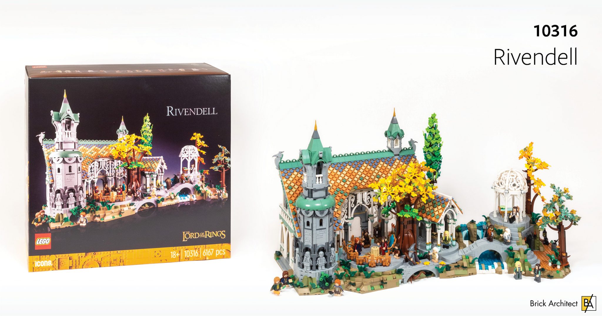Lego Rivendell Box Layout Review: #10316 Rivendell (Lord of the Rings) - BRICK ARCHITECT
