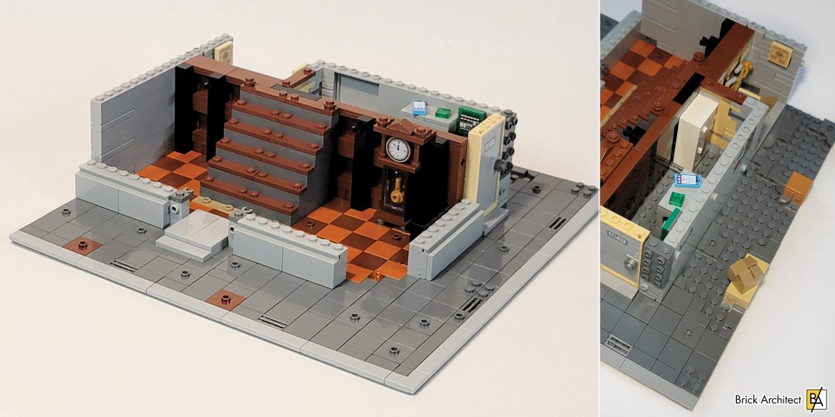 Bag 4: Staircase (left) and Kitchen (right).