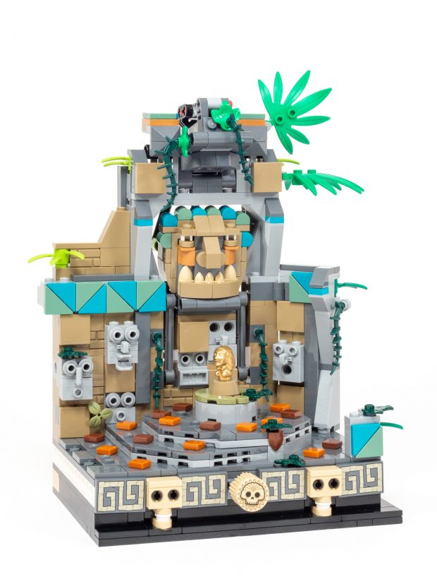 Almost ready to attach the final module to the growing model.