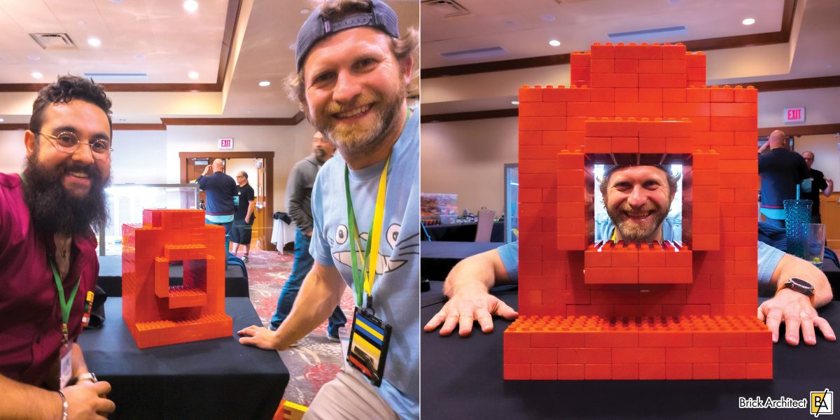 Building a giant Erling brick in the DUPLO Pit
