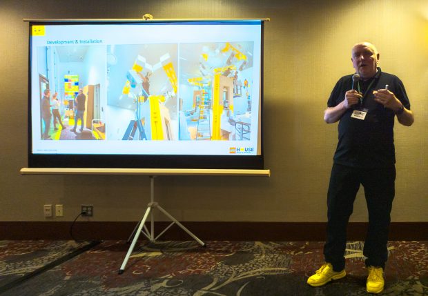 Developing the Mood Mixer experience that replaced Critter Creator in the Yellow Zone in 2022.