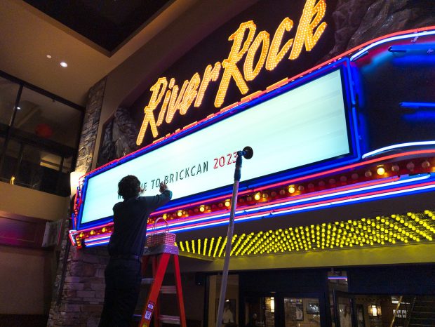 BrickCan takes place in the theatre and meeting rooms of the River Rock Casino.