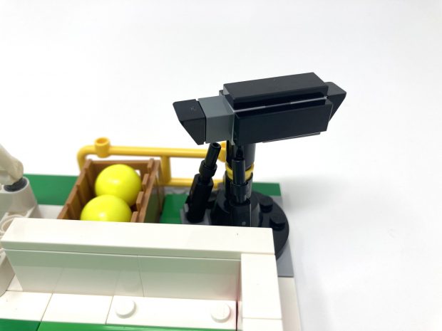A simple build captures all the details of a broadcasting camera well.