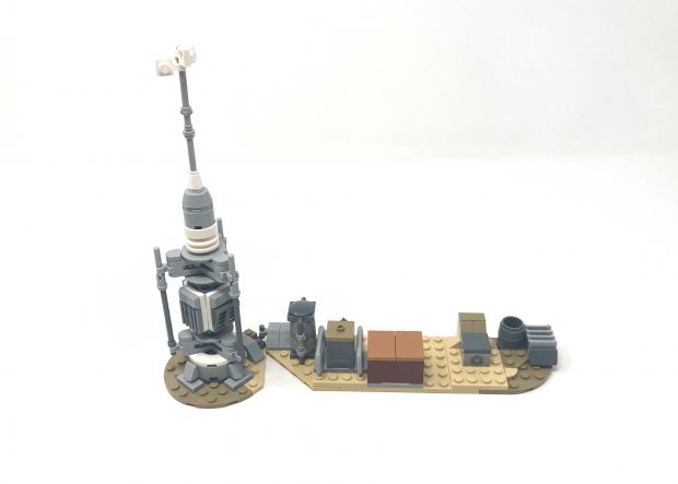 Side builds enhance the shape and feel of the Cantina.