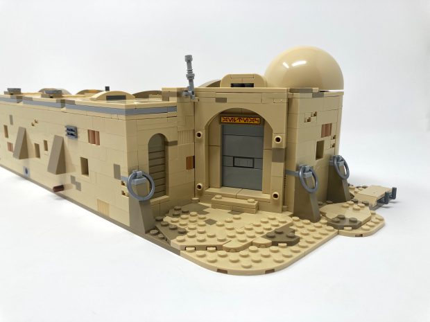 The entryway looks well hidden and uninviting, capturing the essence of the location.