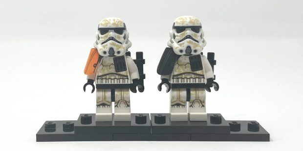 The printing on these troopers stand out and capture the sandy planet's harsh environment.
