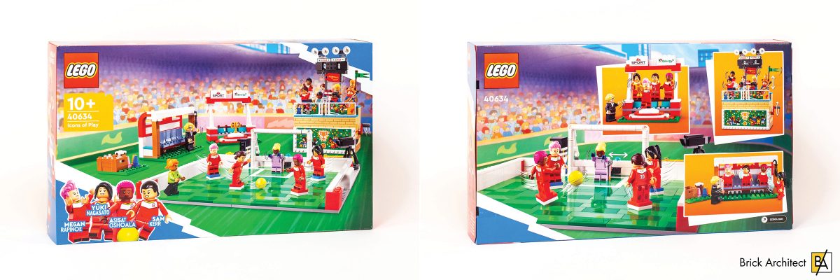 Le set de football féminin LEGO 40634 Icons of Play est maintenant