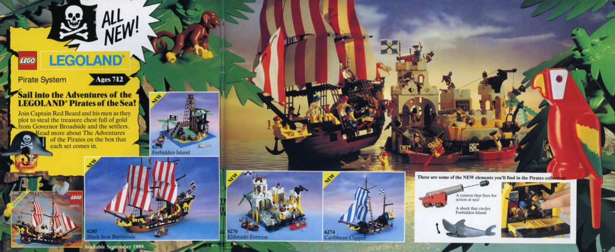 1989 LEGO Pirates Catalog - United States.