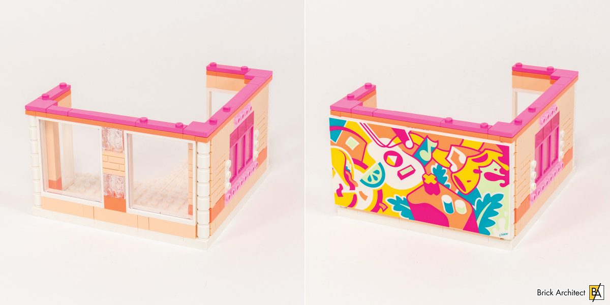 Fourth floor mural: removed and installed.