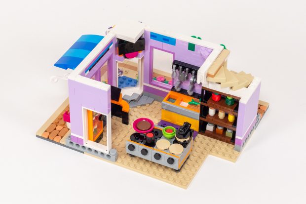 I really like the large, professional kitchen inside.