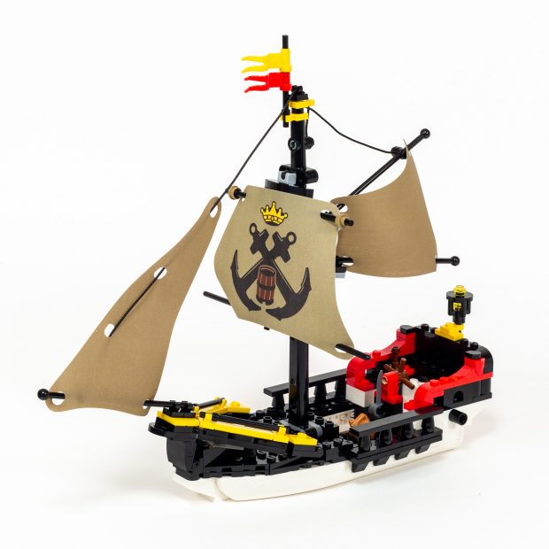 The completed ship at the end of Bag 1.