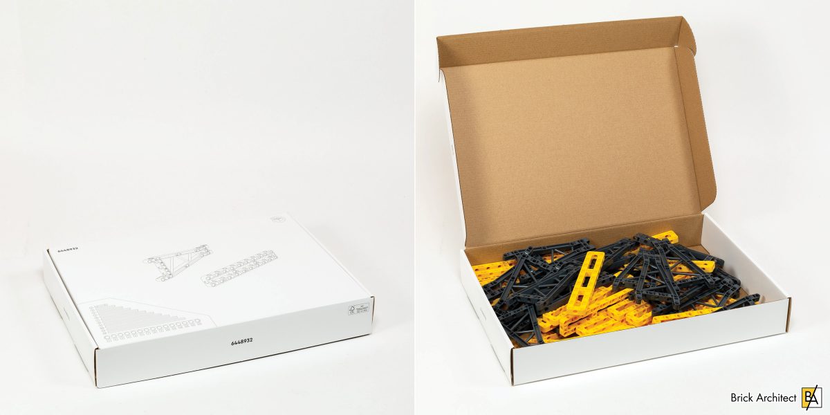 The smaller boxes contain loose bricks.