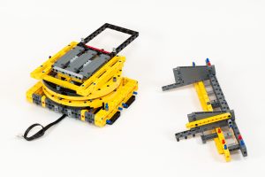 The base continues to grow as we add sub-assemblies to both sides.