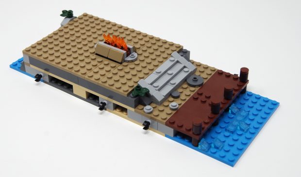 It would be great if the set included a small boat that we could dock.