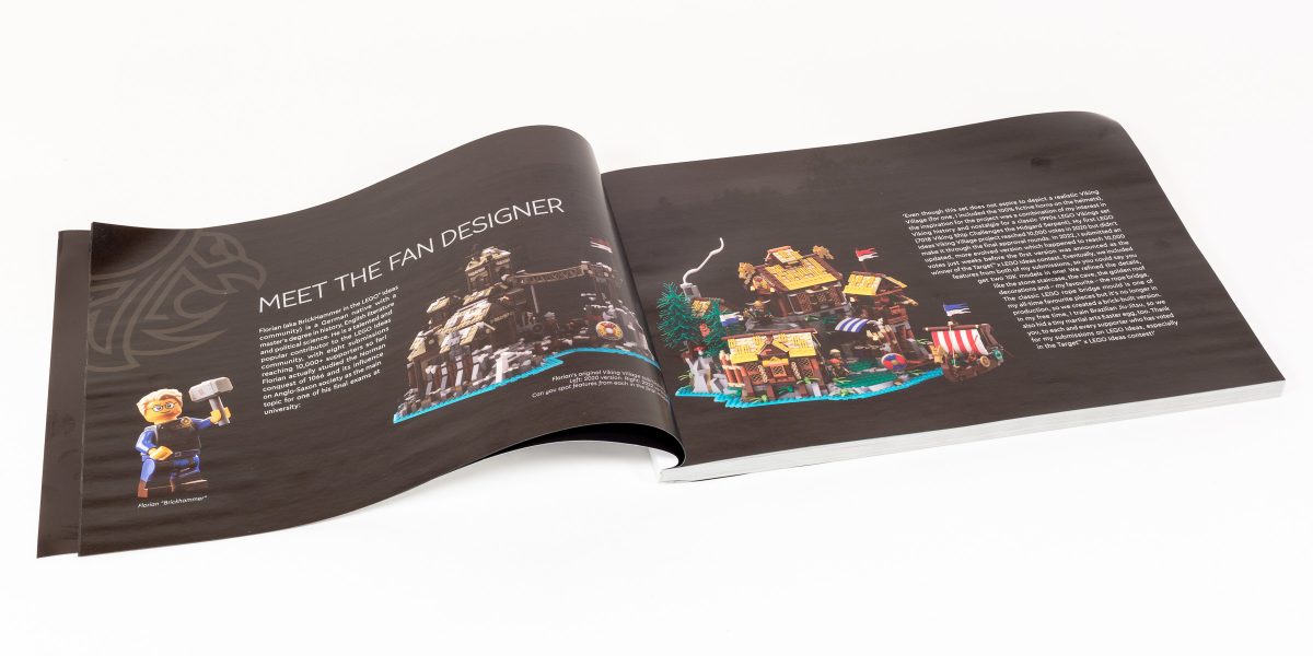 The instruction booklet shows both of the submissions which inspired the final set.