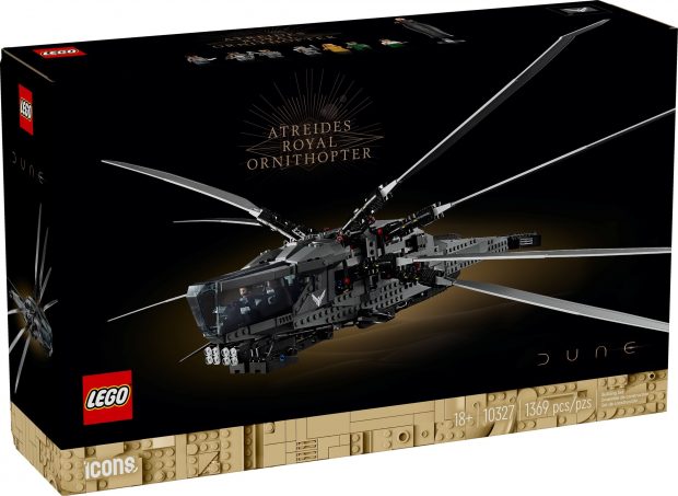 #10327 Dune Atreides Royal Ornithopter comes out in February 2024.
