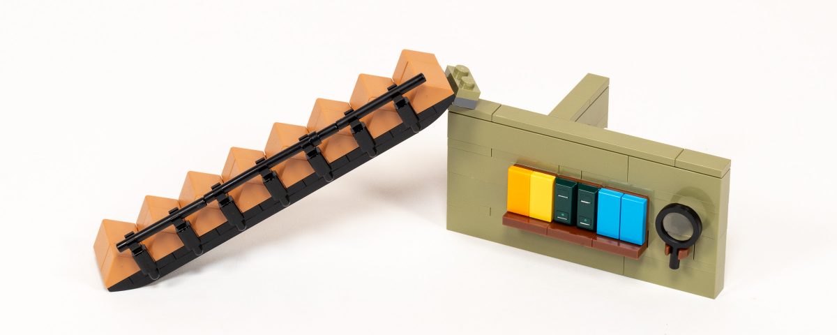 Staircase and removeable wall sub-assemblies.