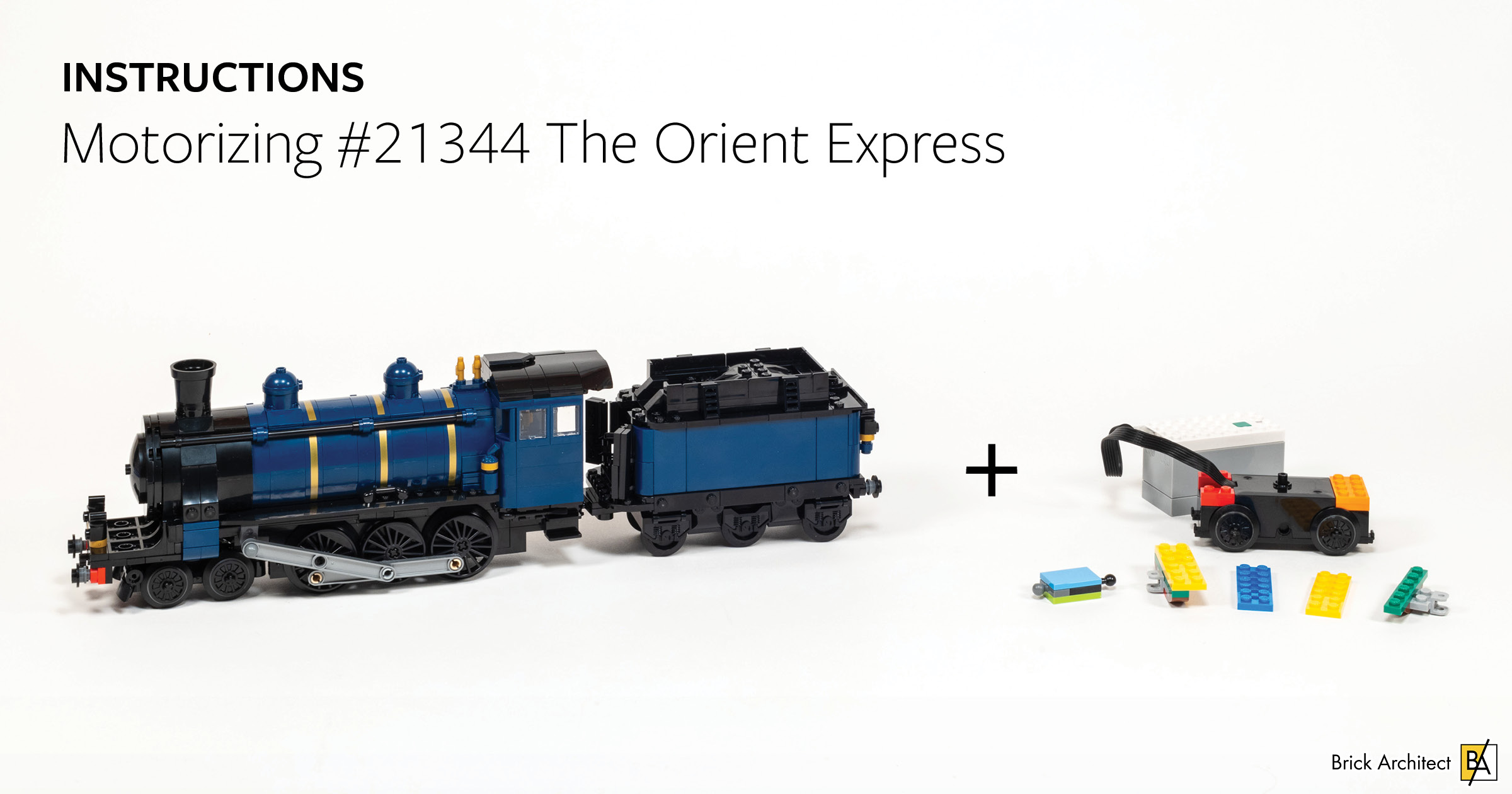 See how easy it is to add a motor to the excellent Orient Express train.