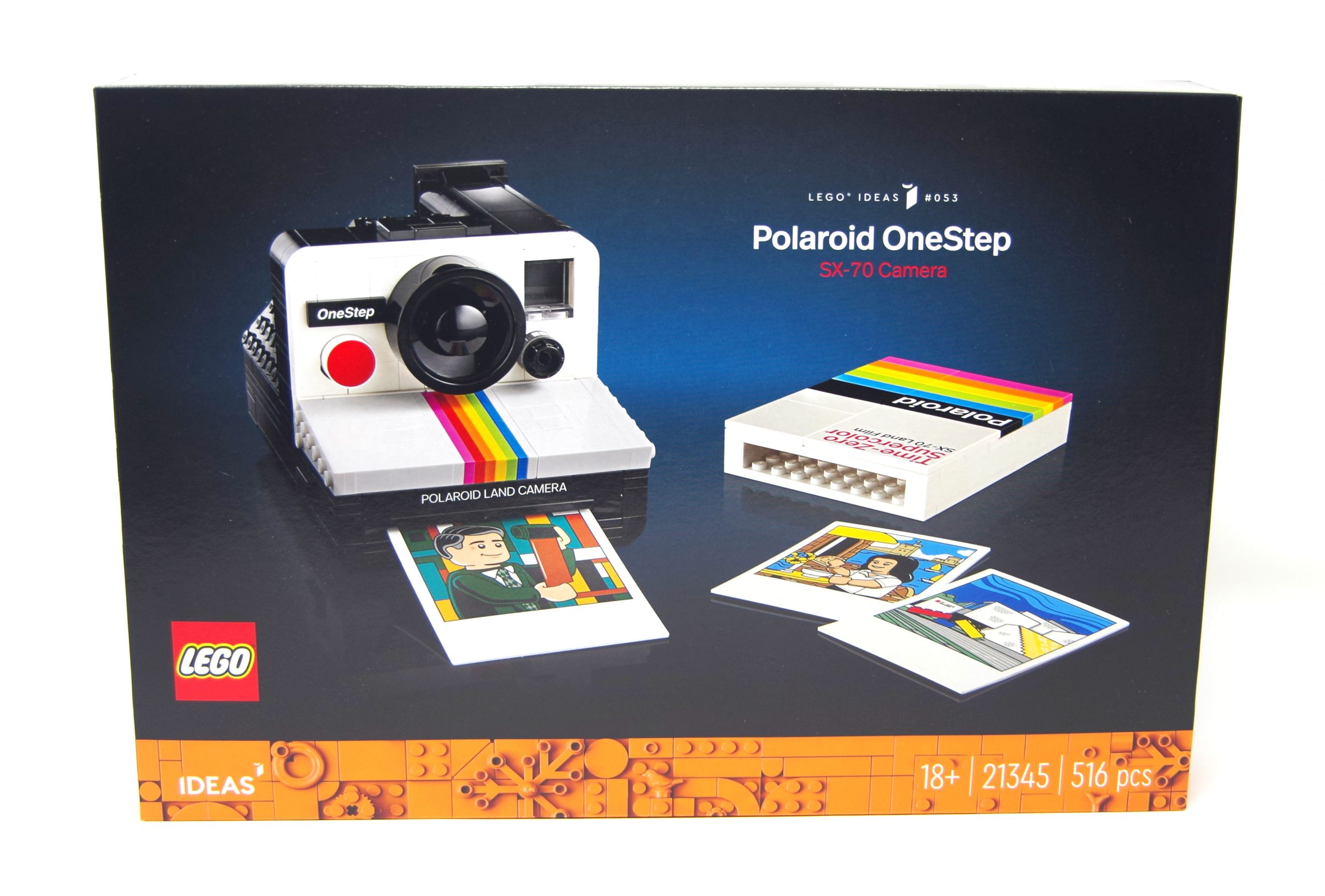 Lego Ideas Polaroid OneStep SX-70 Camera Adults Set 21345