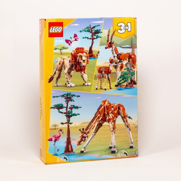 Alternate models featured on the back of the box.