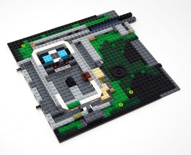 Technic foundations add structure to the base of this set.