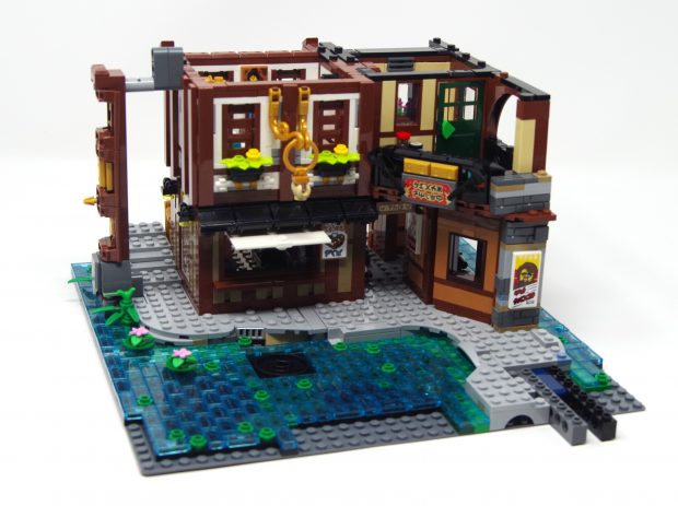 The covered alley while gloomy stands out to me.