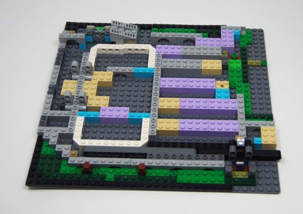 Fun colors that unfortunately get hidden are built into the foundation.