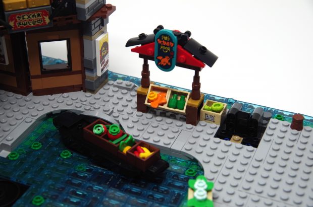 Different vegetables are built creatively.