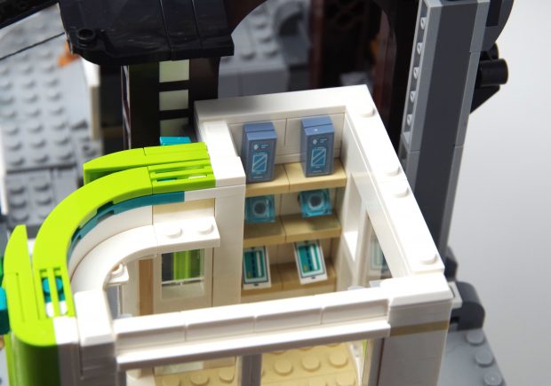 The shelf displays look like the ones you would find at an Apple store.