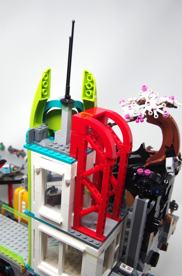 Brick built girders add a fun construction detail.