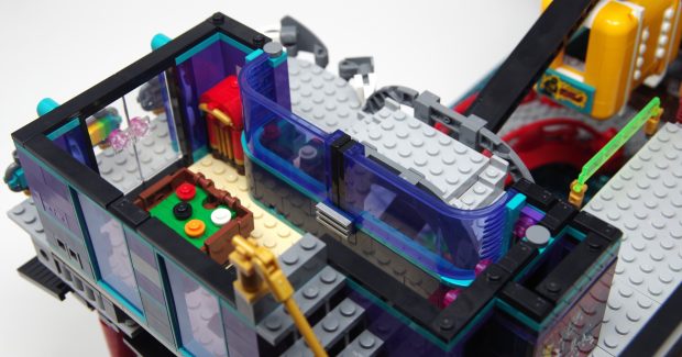 The inside is packed with brick built details.