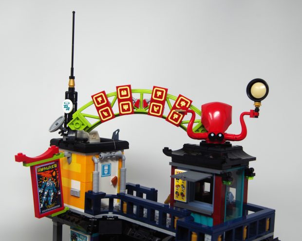 Rollercoaster track pieces are so versatile for signage detail!