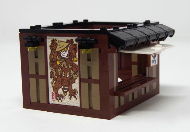 Between colors and stickers, a simple wall is brought to life with depth and detail.