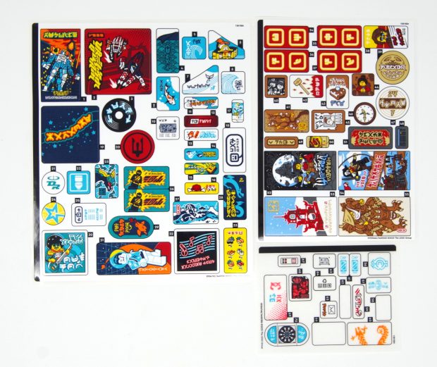 Three detail packed sticker sheets capture a variety of iconic LEGO moments.