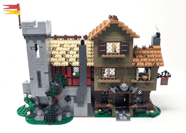 Whether angled or open the details on these two structures is evident.