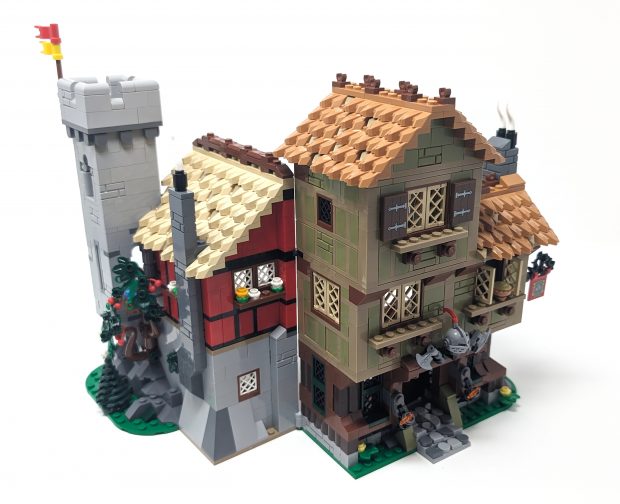 While using similar designs both structures look very different.