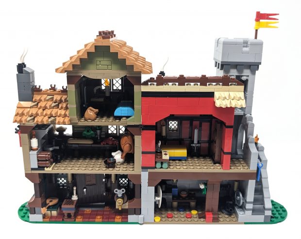 Each room inside is packed with different details.