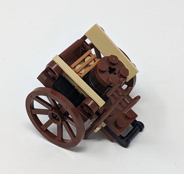 It is a shame there are no included large animals to draw this cart.