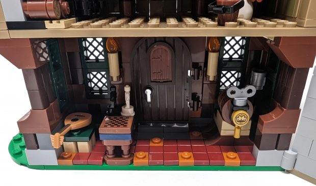 The common space of the inn is packed with things to do.