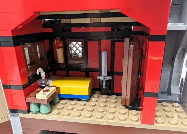 The interior feels rather empty.