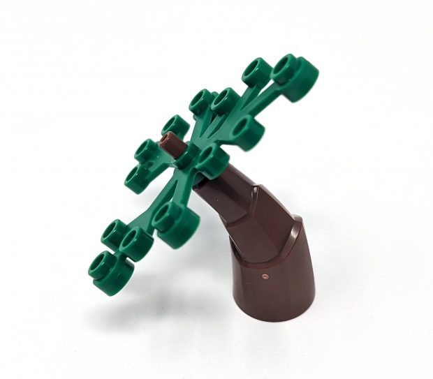 The dragon tail piece in the new line of Ninjago sets makes for a perfect branch.