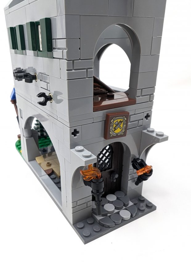 The torches are simple yet intricate.