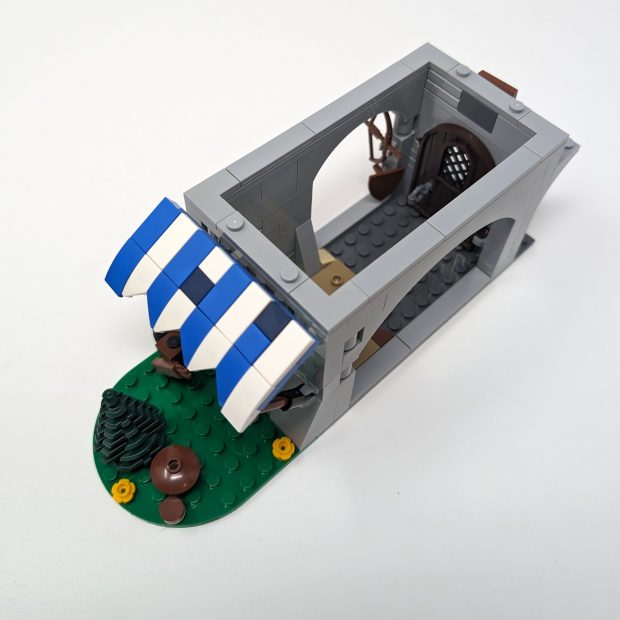 Modular building allows you to remove the upper levels.