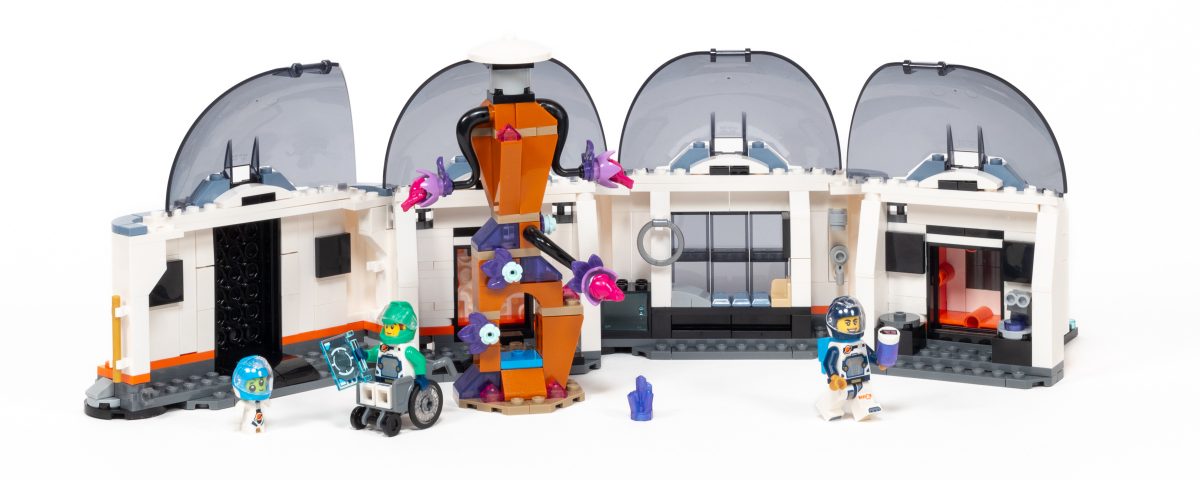 The finished model opens up to create a play scene.